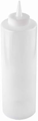 Tablecraft 24 oz Clear Condiment Squeeze Bottle