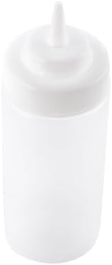 Tablecraft 16 Oz Natural Wide Mouth Squeeze Dispenser 12Box
