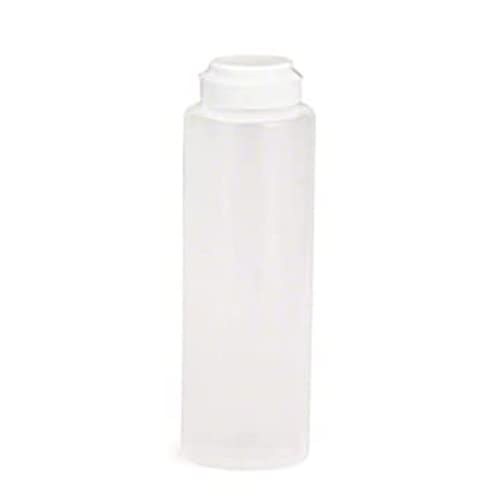 Tablecraft 8 oz Hinged Top Squeeze Bottles Set of 12
