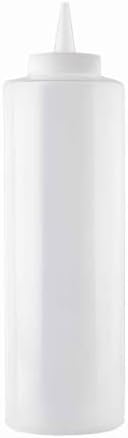 Tablecraft 24 oz Clear Condiment Squeeze Bottle