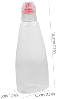 Anneome Mini Travel Honey Bottles 400g Reusable Condiment Squeeze Bottles