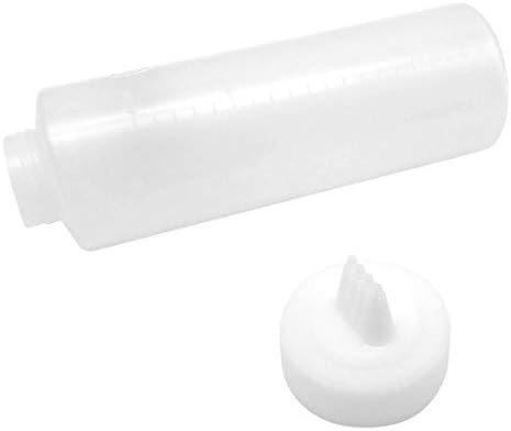 GARASANI 4 Hole Condiment Squeeze Bottle Dispenser 18oz - 530ml