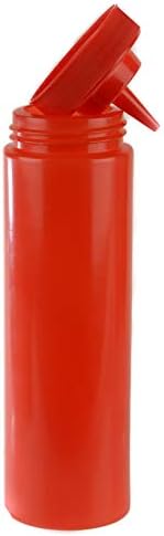 8 Pack 24 Oz Red Condiment Squeeze Bottles
