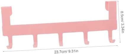 Pink Traceless Wall Hooks Towel Bar No Drill