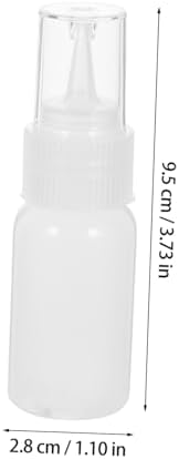 Set of 2 Squeezable Condiment Bottles for Jam Sauce Mustard