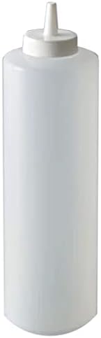 6-Piece Squeeze Bottle Condiment Dispenser 24 Oz