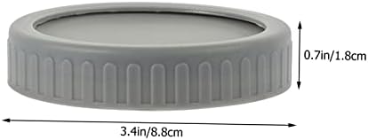 5 Sets Reusable Mason Jar Lids with Sealing Rings