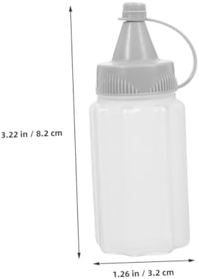 Reusable PP Condiment Squeeze Bottles for Oil Vinegar Honey