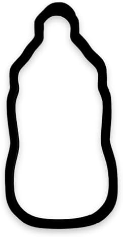 Baby Bottle Cookie Cutter 45 Inch Food Safe and Durable
