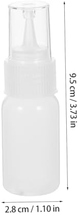 OKUMEYR 2-Piece Condiment Squeeze Bottles 30ml Leakproof Plastic