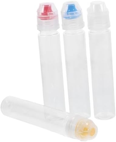 12 Pcs Mini Squeeze Condiment Bottles for Ketchup Honey and Salad Dressing