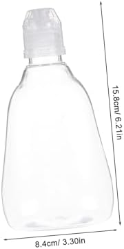 500g Clear Plastic Honey Dispenser with Flip Cap