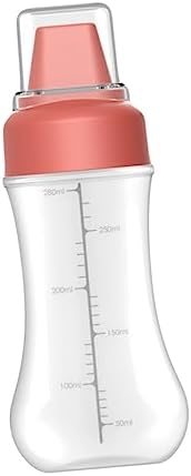 Mikinona 5-Hole Condiment Squeeze Bottle 350ml Red
