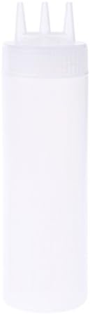 Lily Brown 3 Hole Squeeze Bottle Condiment Dispenser 1
