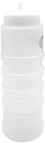 GARASANI 4 Hole Condiment Squeeze Bottle 24oz