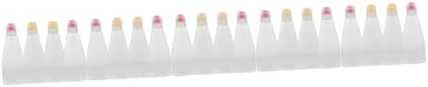 SOLUSTRE 5 Pack Condiment Squeeze Bottles for Travel