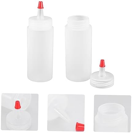 ABOOFAN 6pcs Reusable Plastic Squeeze Bottles 120ml