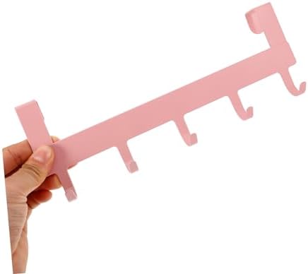 Pink Traceless Wall Hooks Towel Bar No Drill