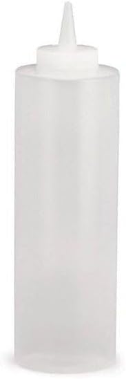 Tablecraft 24 oz Clear Condiment Squeeze Bottle