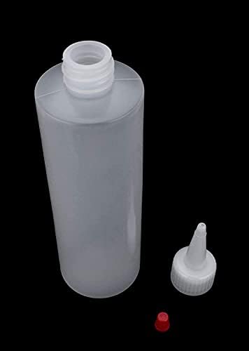 BRIGHTFROM 8 oz Condiment Squeeze Bottles Pack of 15