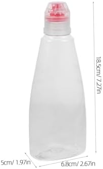 TOPPERFUN 3 Sets Honey Bottle Squirt Bottles for Sauce Seasoning
