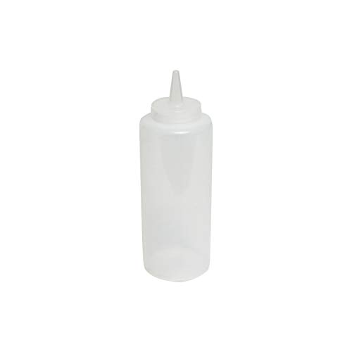Thunder Group 12 oz Clear Squeeze Bottle 36 Each Case