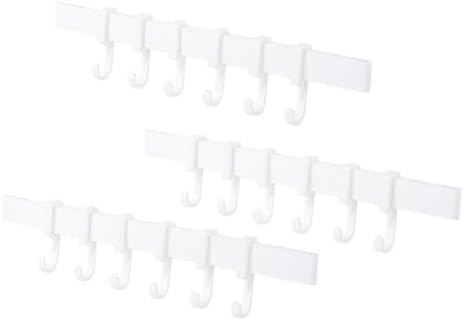 Yardenfun Plastic Adhesive Hook Rack Bathroom Towel Holder