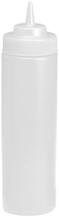 Tablecraft Squeeze Bottle 32-Ounce Clear Wide Mouth