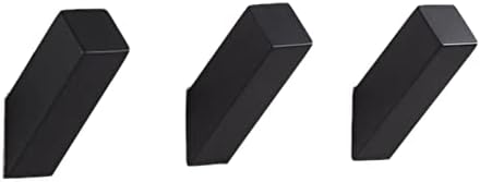 LUCBEI Wall-Mounted Black Towel Hook 3Pcs Coat Hook