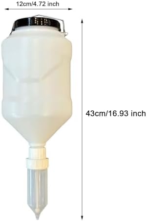Hanging Sauce Dispenser 3L Refillable Condiment Bottle for Kitchen Use