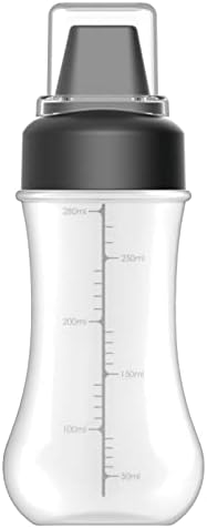 COYENRAT 5 Hole Condiment Squeeze Bottle with Leak Proof Lid