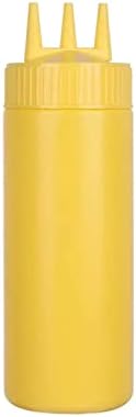 Youngy 3-Nozzle Condiment Squeeze Bottle Set