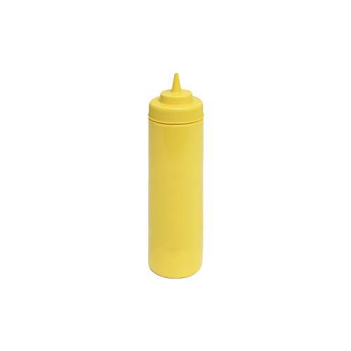 Thunder Group Squeeze Bottle 24 oz Yellow Pack of 6