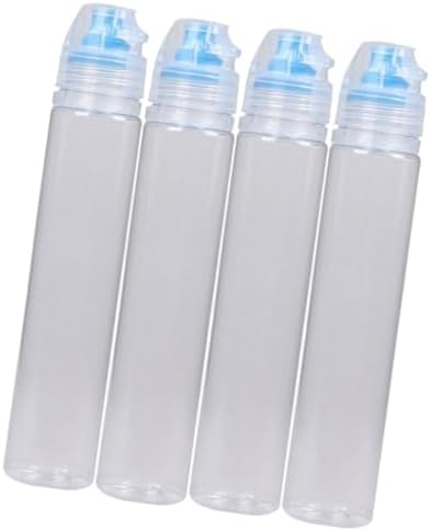 VOSAREA 4Pcs PVC Condiment Storage Bottles Set