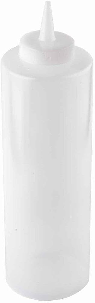 Tablecraft 24 oz Clear Condiment Squeeze Bottle