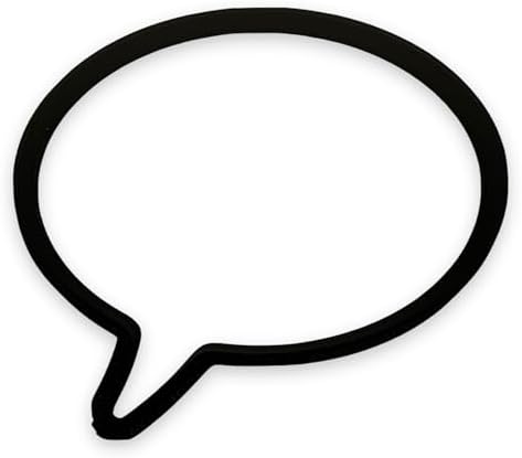 Bundle of Fun Speech Bubble Cookie Cutter 4 Inch