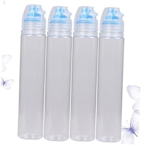 Luxshiny 4pcs PVC Food Sealed Storage Bottles