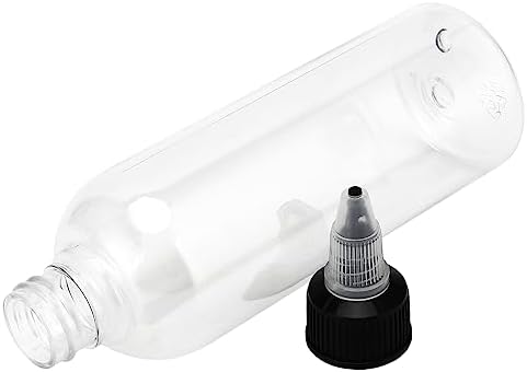 HOIGON 30-Pack 4oz Clear Squeeze Bottles with Twist Top and Funnels