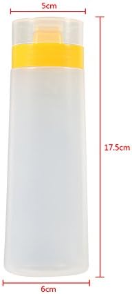 Agatige 10oz Ketchup Squeeze Bottles with 4 Holes and Leak Proof Flip Lid