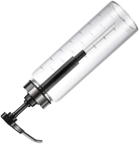 Zerodeko Honey Dispenser Jar with Metal Glass Design
