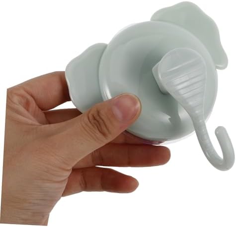 FONDOTIN Suction Cup Towel Hooks 4 Pack for Bathroom Kitchen