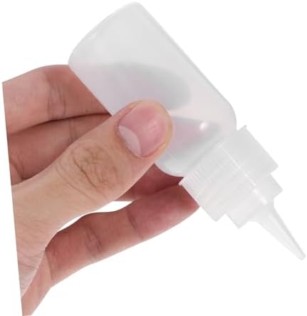 OKUMEYR 2-Piece Condiment Squeeze Bottles 30ml Leakproof Plastic
