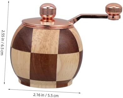 Mikinona Modern Wooden Pepper Grinder Set