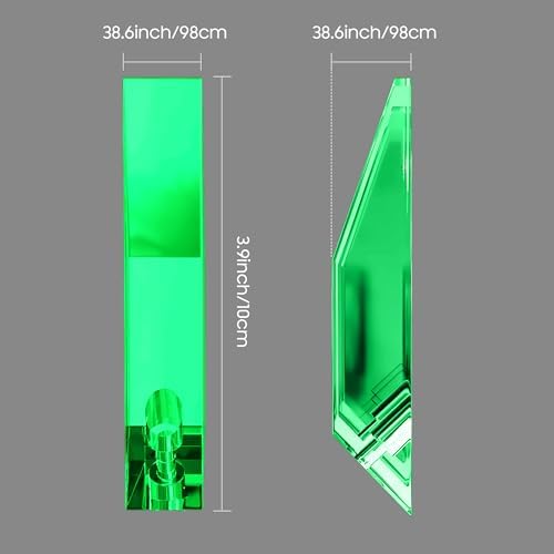 Acryve 4 Pack Green Acrylic Wall Hooks