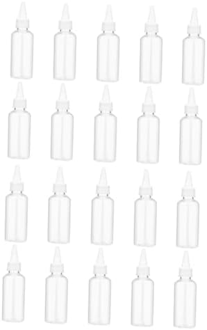 STOBAZA 20PCS Clear Condiment Squeeze Bottles 1