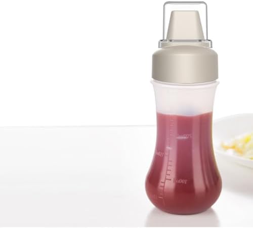 5-Hole Squeeze Bottle with Clear Lid - 350ml Condiment Container