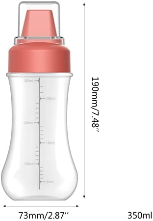 XANHOY 5 Hole Condiment Squeeze Bottle with Leak Proof Cover