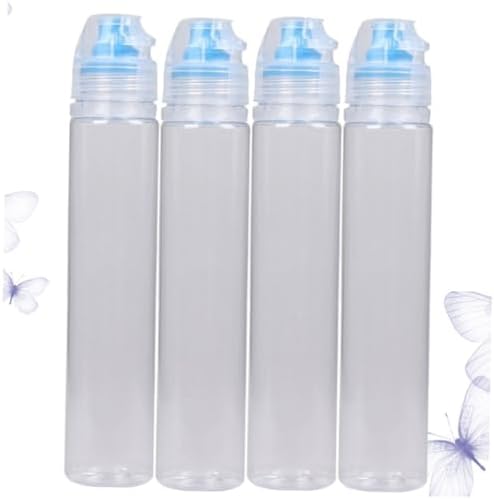 VOSAREA 4Pcs PVC Condiment Storage Bottles Set