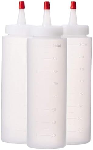 Great Credentials Squeeze Bottles Clear Set of 3 1