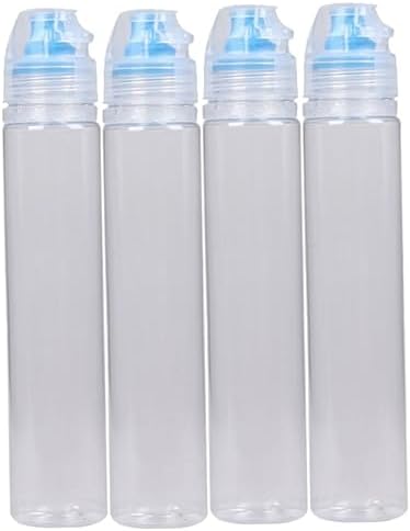 VOSAREA 4Pcs PVC Condiment Storage Bottles Set